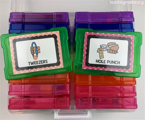 Fine Motor Task Cards Teaching Mama