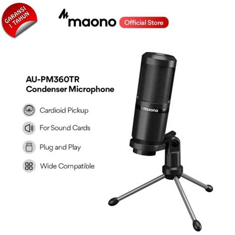 Jual Maono Au Pm Tr Profesional Xlr Microphone Condenser