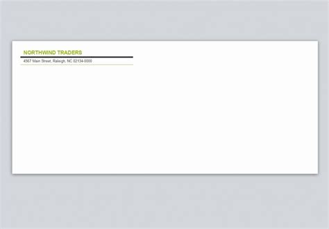 Microsoft Word Envelope Template Free Download – Peterainsworth