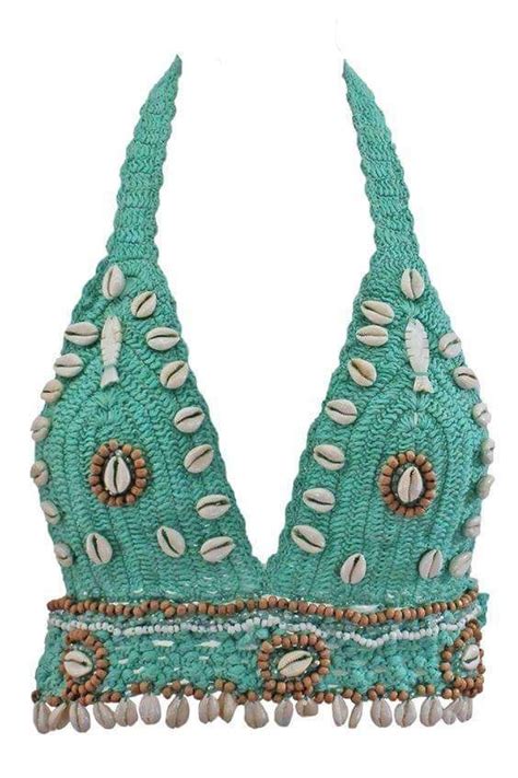 Open Back Hippie Festival Fringe Crochet Crop Top Beach Bikini Etsy Artofit