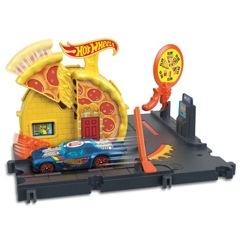 Set De Joaca Hot Wheels City Speedy Pizza Pick Up Emag Ro
