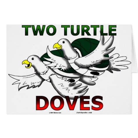 Two Turtle Doves Greeting Card | Zazzle