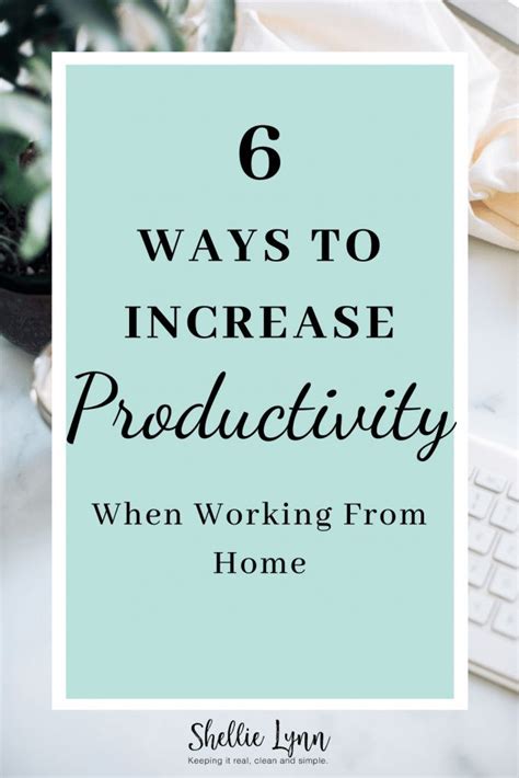 6 Ways To Increase Productivity When Working From Home Artofit