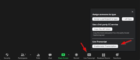 Enabling Live Transcription In Zoom Brightspace Support Vanderbilt