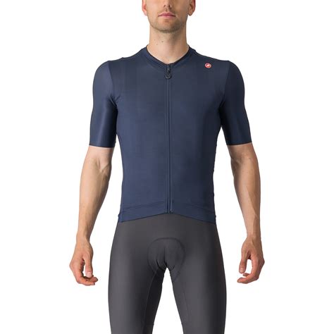 Castelli Maillot Manches Courtes Homme Espresso Belgian Blue Silver