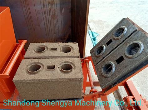 Qmr2 40 Lego Soil Mud Block Making Machine For Earth Mud Brick Lego