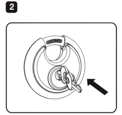 Vervida B0b3hvwc7f Stainless Steel Discus Lock User Guide