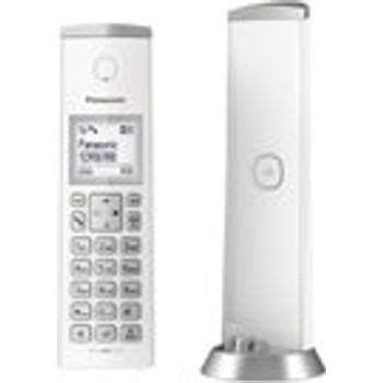 Panasonic KX TGK220GW Design Telefon Mit Anrufbeantworter Wecker