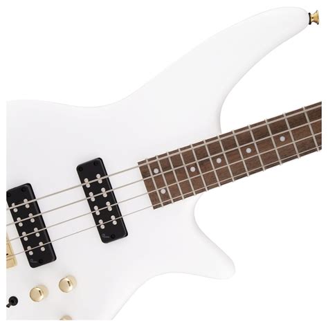 Jackson Js Series Spectra Bass Js3 Snow White Gold At Gear4music