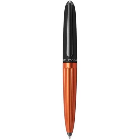 Diplomat Aero Stylo A Bille Orange Noir Cdiscount Beaux Arts Et