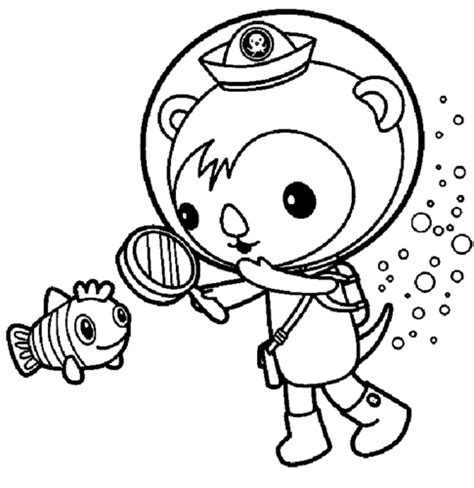 Octonauts Shellington Coloring Page Turkau