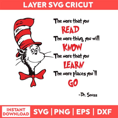 Dr Seuss Svg, Funny Dr Seuss Quote Svg, Dr Seuss png, Thing - Inspire ...