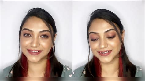 Easy Self Makeup Tutorial No Foundation L Nude Brown Makeup Look