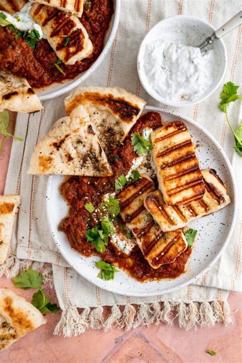 Zaalouk Met Halloumi Food From ClaudNine