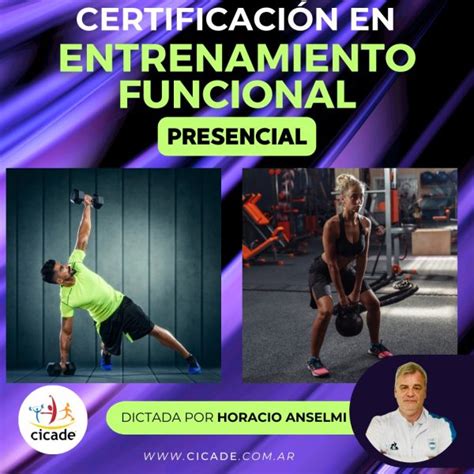 Certificación en Entrenamiento Funcional Presencial 2024 Cicade