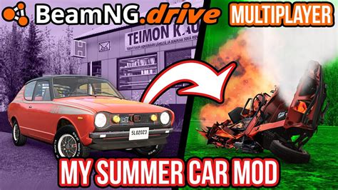 My Summer Car V Beamng Drive Beamng Drive Multiplayer Youtube