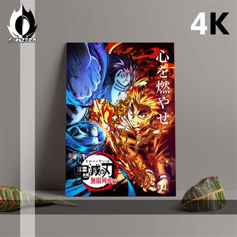 Jual Poster Size A3 Anime Paling Lengkap Kimetsu No Yaiba Demon