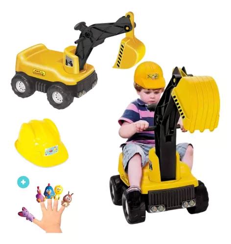 Escavadeira Infantil Gigante Giant Escavator Roma Original Frete grátis