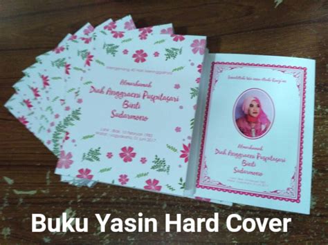 Buku Yasin Tahlil Hari Dsekar Printing Cetak Sablon Merchandise