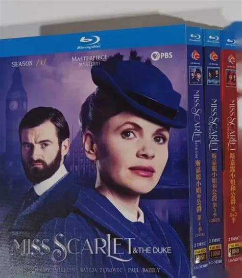 Miss Scarlet The Duke Season Tv Series Blu Ray Dvd Bd Disc