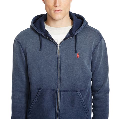 Ralph Lauren Blue Zip Up Hoodie Dr E Horn Gmbh Dr E Horn Gmbh