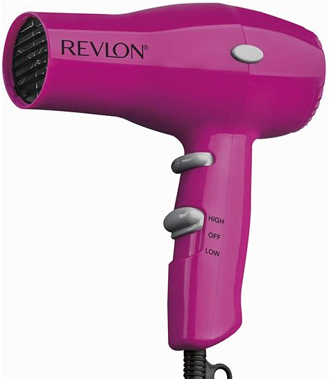 Revlon Compact Hair Dryer 1875w Lightweight Design Perfect For Travel Pink 361 Global