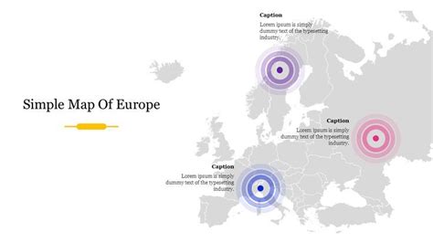 Simple Map Of Europe