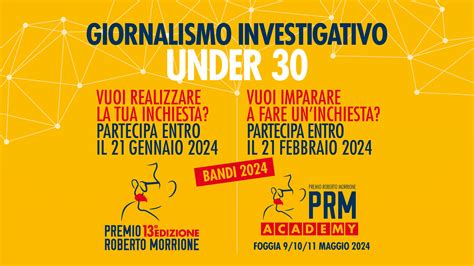 Layout Premio Roberto Morrione Per Il Giornalismo Investigativo