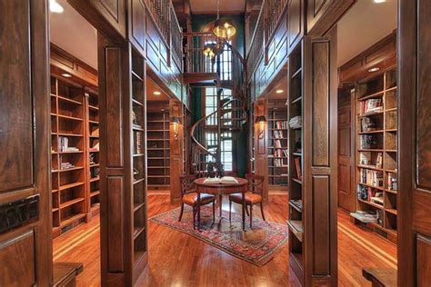 Interior Luxury Home Library