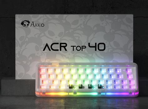 Akko Teclado Mec Nico Port Til Acr Top Barebone Retroiluminado Rgb