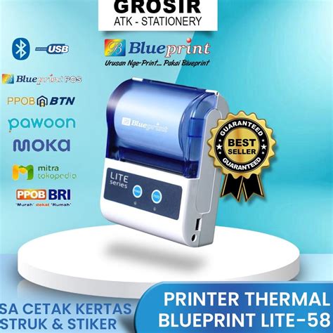 Jual Promo Lite Printer Thermal Bluetooth Mini Struk Nota Kasir