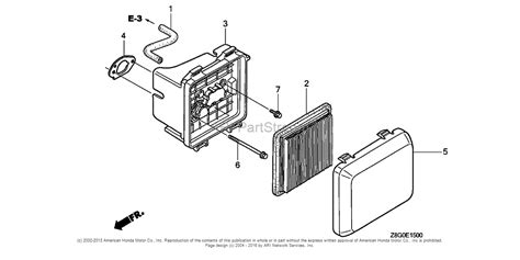 Honda Engines Gcv160le A7h1 Engine Ita Vin Gjaae 1000001 Parts Diagram For Air Cleaner