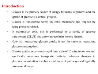 Glucose Uptake Assay PPT