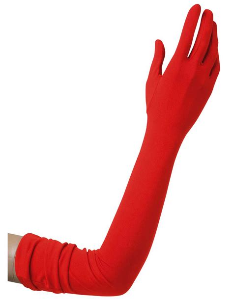 Guantes Largos Rojos Para Hombre