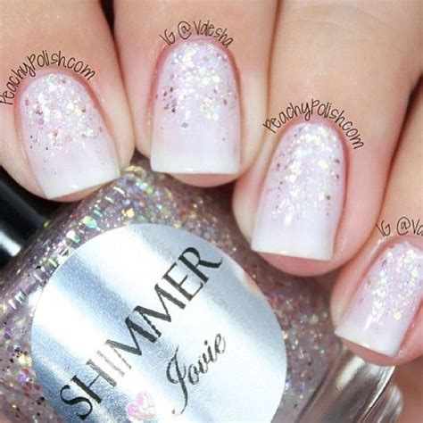 Shimmer Nude Nails Nails Studded Nails Fancy Nails