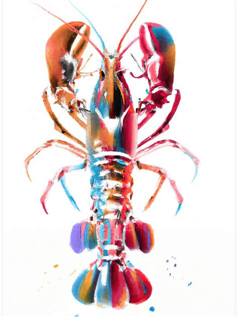 "Lobster, in Rainbow Color" Sticker for Sale by phillipbooth | Redbubble