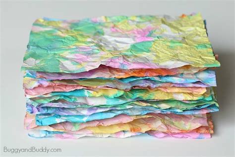 Crumpled Paper Art For Kids Inspired By Ish Buggy And Buddy