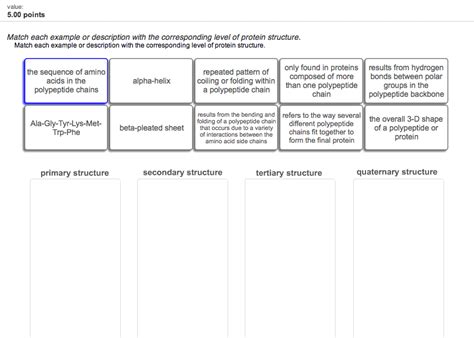 Solved Match each example or description with the | Chegg.com