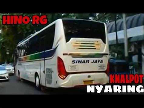 Suara Knalpot Hino Rg Sinar Jaya Mantaaaaaap Youtube