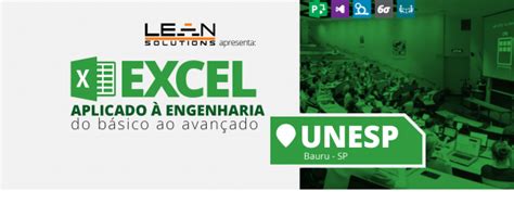 Excel Aplicado Engenharia Do B Sico Ao Avan Ado Em Bauru Sympla