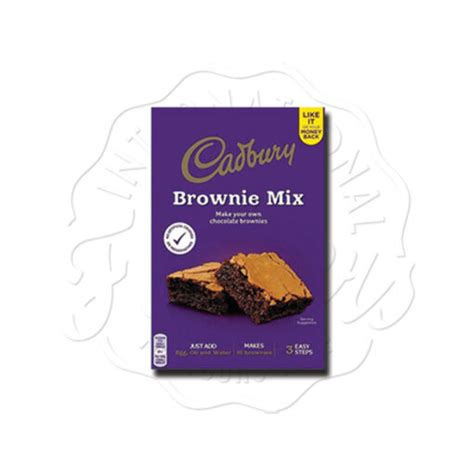 Cadbury Chocolate Brownie Mix 350g Flavers International Flavours Shop