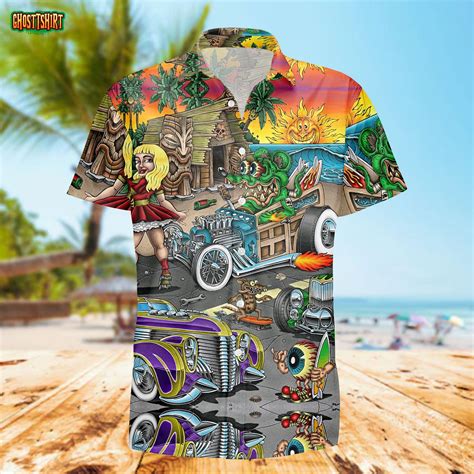 Rat Fink And The Hot Rod Story Hawaii Shirt