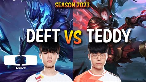 Dk Deft Vs Teddy Deft Draven Vs Kalista Adc Kr Ranked Youtube