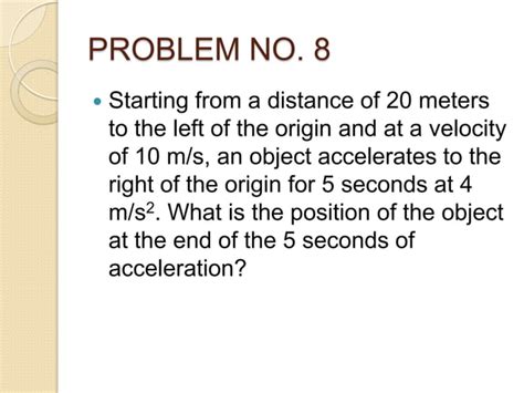 Uniformly Accelerated Motion Ppt