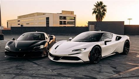 Pearl White And Matte Black Ferrari Sf90 Stradale Are Waiting For Their