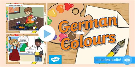 German Colours Powerpoint Profesor Hizo Twinkl