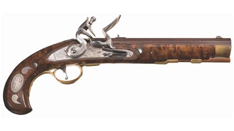 Kentucky Flintlock Pistol by A.A. White | Rock Island Auction