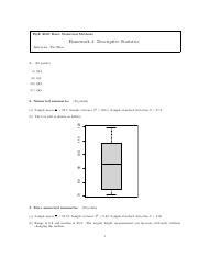 HW2 Sol Pdf ISyE 3030 Basic Statistical Methods Homework 2