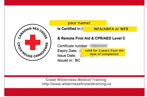 Canadian Red Cross First Aid