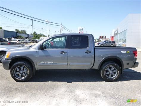 Gun Metallic Nissan Titan Pro X Crew Cab X Photo